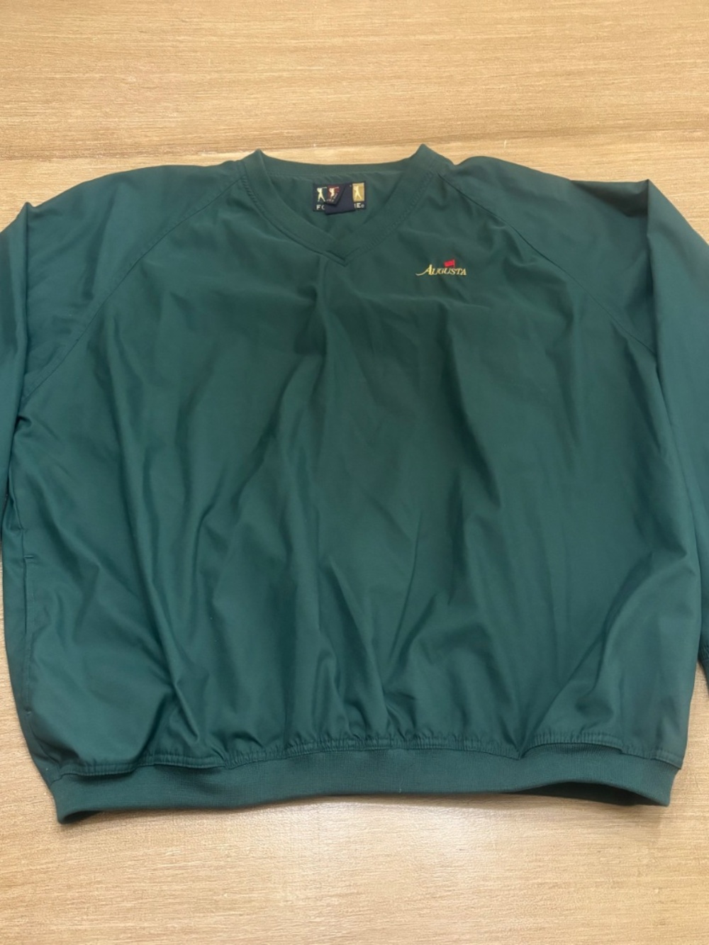 Vintage Foursome Augusta Golf Pullover Windshirt Men XXL Green Golf-Core 90s - Picture 2 of 9